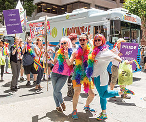 ALA at 2015 San Francisco Pride Parade; photo by American Libraries