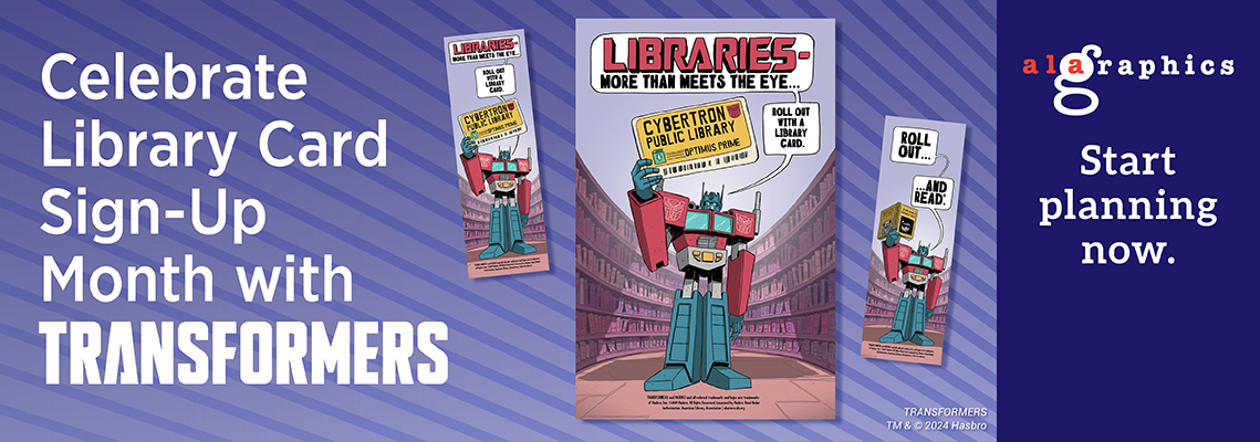 Celebrate Library Card Sign-up Month with TRANSFORMERS
