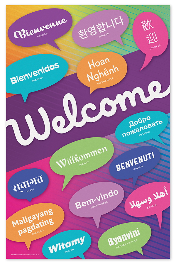 Welcome Multilingual Poster