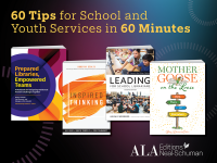 a promo image for 60 Tips for School and Youth Services in 60 Minutes