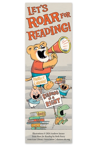 image of Roar for Reading Bookmark
