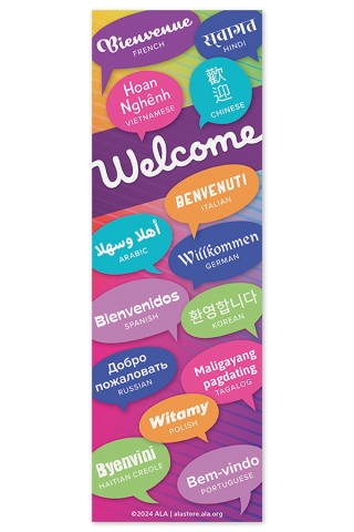 image of Welcome Multilingual Bookmark