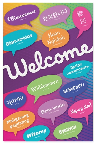 image of Welcome Multilingual Poster