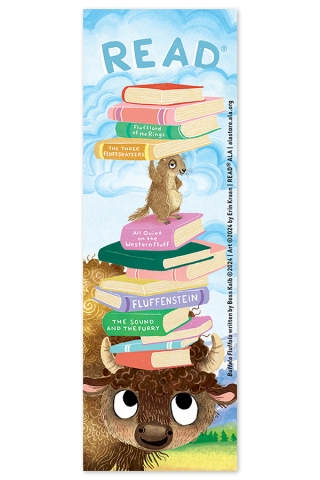 image of Buffalo Fluffalo Bookmark