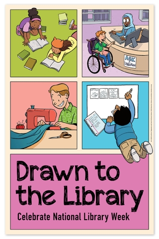 image of 2025 National Library Week Poster