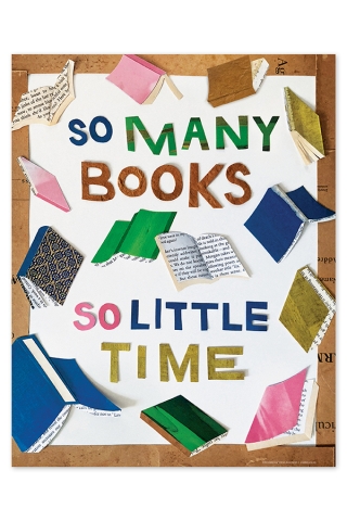 image of So Many Books Collage Poster