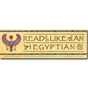 Read Like an Egyptian Bookmark