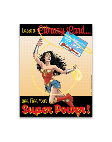 Lasso a Library Card Poster