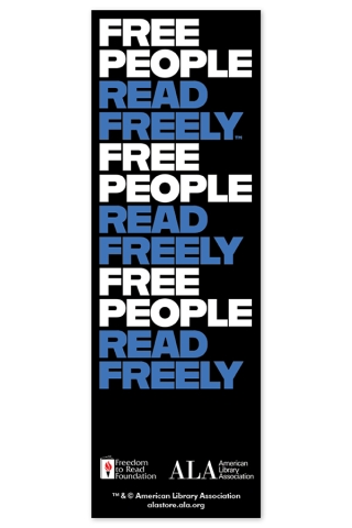 Image of Free People Read Freely Bookmark