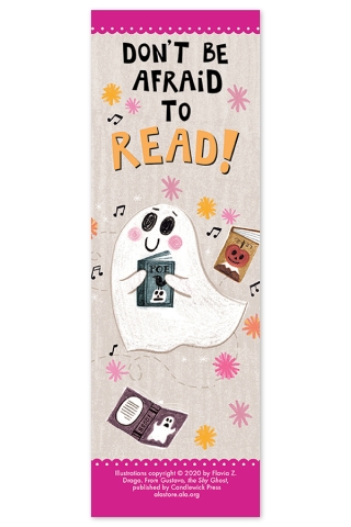 Image of Gustavo the Shy Ghost Bookmark
