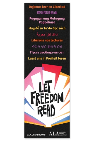 image of Let Freedom Read Multilingual Bookmark File