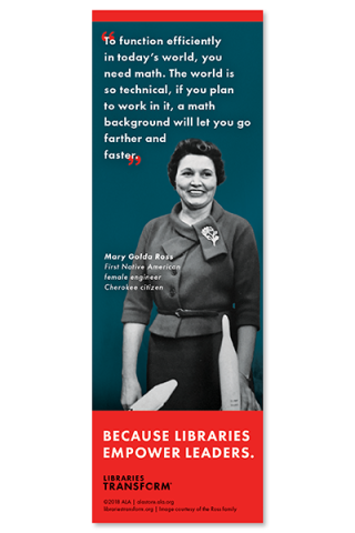 Ross Libraries Transform Bookmark