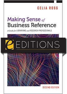 product image for Making Sense of Business Reference: A Guide for Librarians and Research Professionals, Second Edition—eEditions PDF e-book