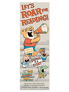 image of Roar for Reading Bookmark