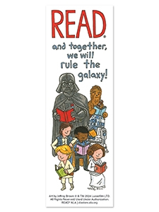 image of READ and Rule the Galaxy Bookmark