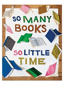 image of So Many Books Collage Poster