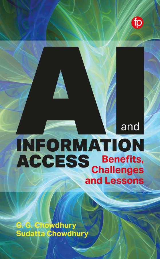 book cover for AI and Information Access: Benefits, Challenges and Lessons