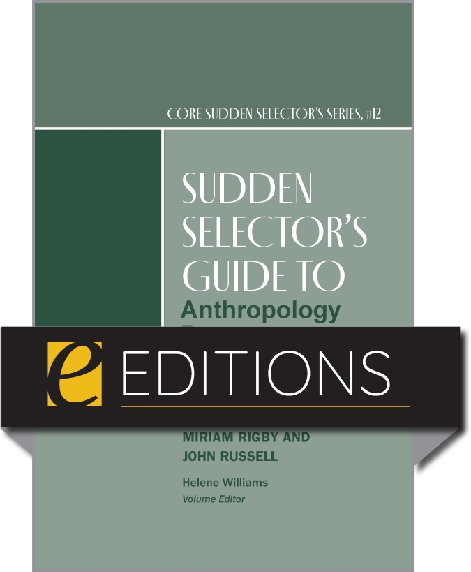 product image for The Sudden Selector's Guide to Anthropology Resources e-book