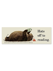 Hats Off to Reading Bookmark