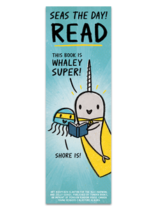 Narwhal and Jelly Bookmark