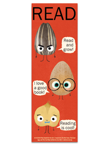 Reading is Cool Beans Bookmark