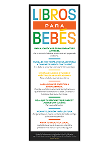 Books for Babies Rack Card (Spanish)