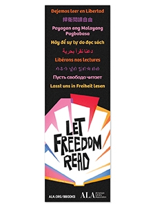 image of Let Freedom Read Multilingual Bookmark File
