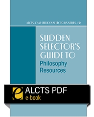 cover image for Sudden Selector's Guide to Philosophy Resources—eEditions PDF e-book