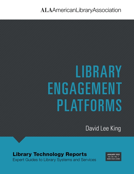 book cover for Library Engagement Platforms