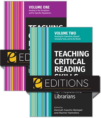 product image for Teaching Critical Reading Skills: Strategies for Academic Librarians (2-Volume Set)—eEditions e-book