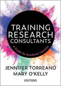 book cover for Training Research Consultants: A Guide for Academic Libraries