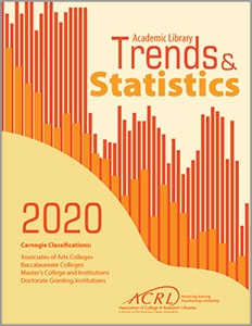 book cover for 2020 ACRL Academic Library Trends And Statistics